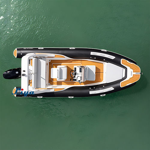 Bateau pneumatique hors-bord - HYP580 - Qingdao Lian Ya Boat Co.,Ltd. - essence / coque rigide / à console centrale