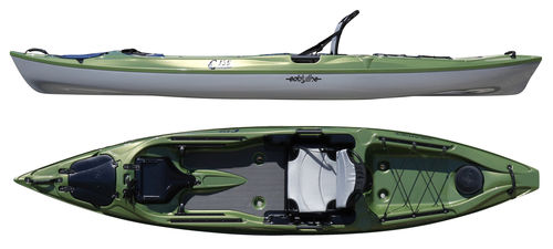 Kayak de mer - C-135 - Eddyline Kayaks - pour adulte / monoplace / en polyéthylène