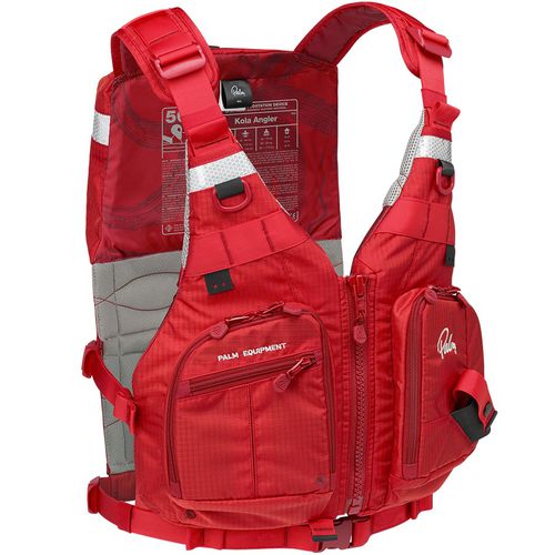 Gilet d'aide à la flottabilité pour sports nautiques - Kola Angler - Palm - pour homme / mousse / rouge