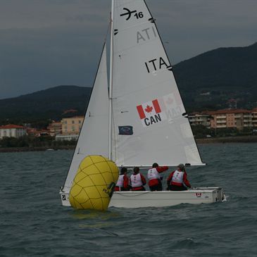 Voilier daysailer - Tridente 16' - CNA Centro Nautico Adriatico - bout-dehors