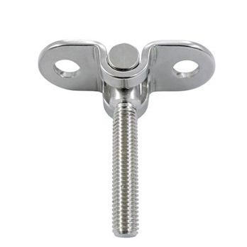 Chape articulé - 815017 series - Marinetech Edelstahlhandel GmbH & Co.KG - fileté