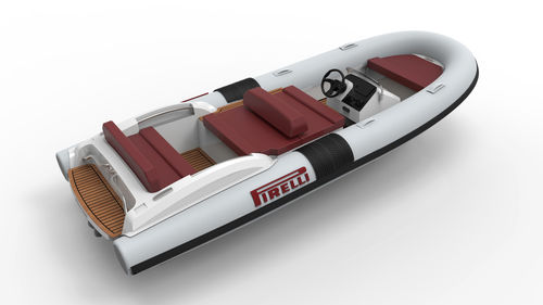 Bateau pneumatique hors-bord - J50 - PIRELLI | TecnoRib - in-bord / diesel / semi-rigide
