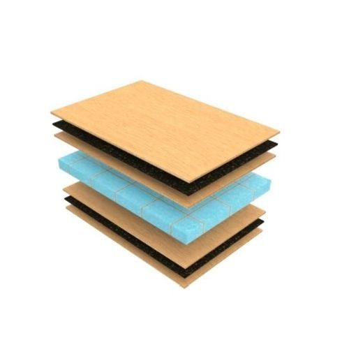 Panneau sandwich pour cloison de navire - LARIPHON® LARICROSS® - BELLOTTI SPA - pour isolation phonique / pour aménagement de navire / en caoutchouc