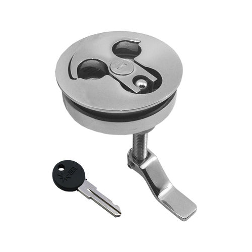 Loquet pour bateau - 9205A - Foresti & Suardi - à serrure / inox / pour panneaux