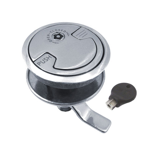 Loquet pour bateau - 9203A - Foresti & Suardi - à serrure / inox / pour panneaux