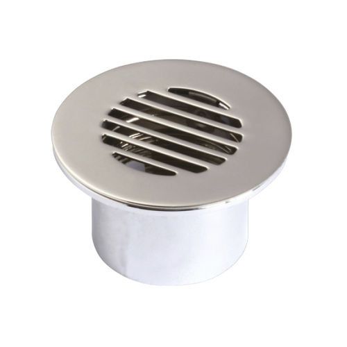 Siphon de sol en acier inox - 9110 - Foresti & Suardi - pour navire / avec grille / rond