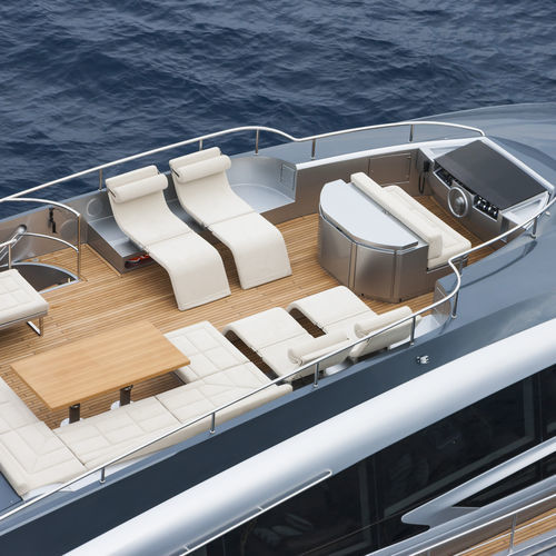 Tissu pour la sellerie marine décoration extérieure - Pershing 108 - ALCANTARA - en polyester / en polyuréthane / en alcantara®