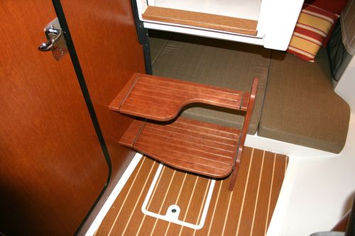Marche en bois pour bateau - Teak Isle Mfg.