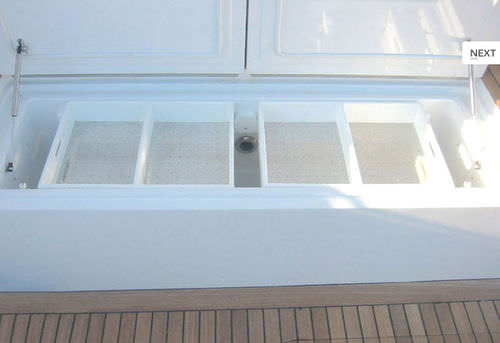 Vivier pour bateau de pêche sportive - BAIT TRAYS - Teak Isle Mfg.