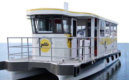Bateau à passagers - Passeur de La Rochelle - Alternatives Energies - catamaran / solaire électrique / zéro émission