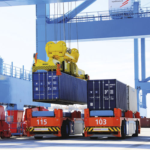 Véhicule autoguidé AGV - LIFT - Konecranes - pour conteneur