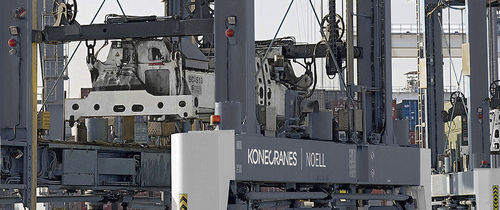 Chariot cavalier pour conteneur - A-SPRINTER - Konecranes