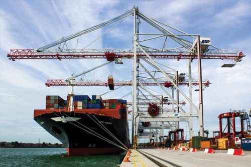 Portique à conteneurs Post-Panamax - STS - Liebherr-International Deutschland