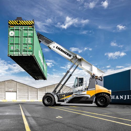 Reach-stacker prise par dessus - LRS 545  - Liebherr-International Deutschland - pour conteneur
