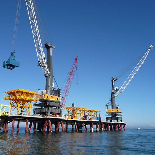 Grue portuaire - LFS - Liebherr-International Deutschland - à flèche relevable