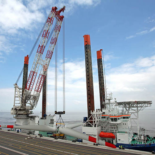 Grue pour navire grue - CAL Series - Liebherr-International Deutschland - pour forte charge / à flèche relevable