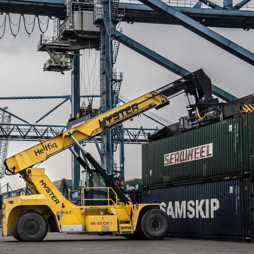 Reach-stacker prise par dessus - RS46 - Hyster - pour conteneur plein