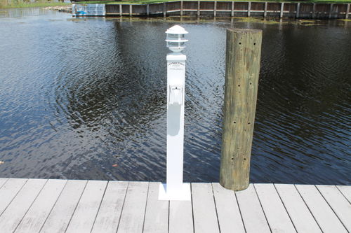 Borne de distribution d'eau - CMWPE36 - C&M Marine Products - pour ponton