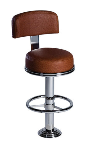 Tabouret de bar pour navire - MARINER - Crown Ltd - pour yacht / en acier inoxydable / base ronde