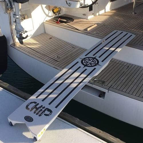 Passerelle en carbone - Carbon look - GS Composite - pour bateau / pour yacht / pour voilier