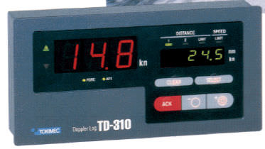 Speedomètre pour navire - TD-310 - TOKIO KEIKI - numérique / Doppler