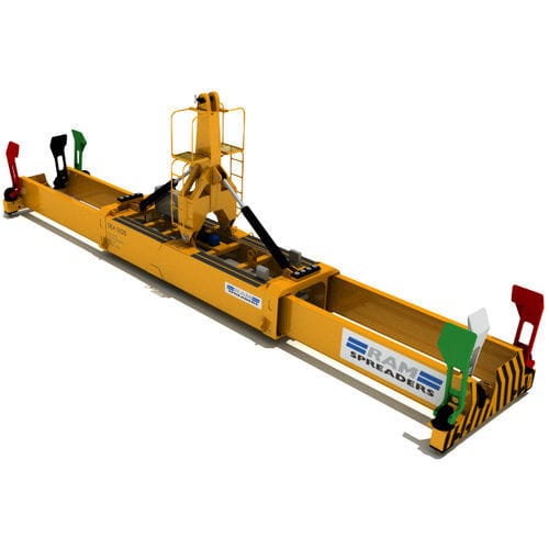 Spreader pour conteneur - 2700  - RAM Spreaders - pour grue portuaire mobile / télescopique / électrohydraulique
