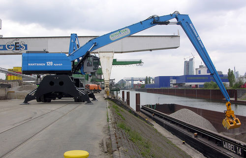 Grue portuaire - MANTSINEN 120 M - MANTSINEN - articulée / mobile