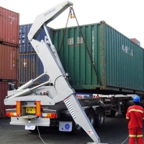 Remorque porte-conteneur - SB450 series - Steelbro - pour terminal portuaire / chargement de côté / auto-chargeuse