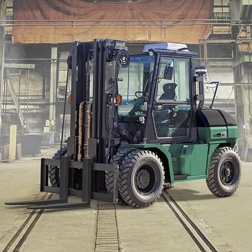 Chariot élévateur pour chantier naval - FD60-100N3 series - Mitsubishi Forklift Trucks - toutes roues directrices