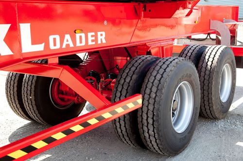 Remorque de manutention lourde - FHD - Boxloader - porte-conteneur / pour terminal portuaire / chargement de côté