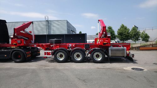 Remorque de route - HALF - Boxloader - porte-conteneur / pour terminal portuaire / chargement de côté