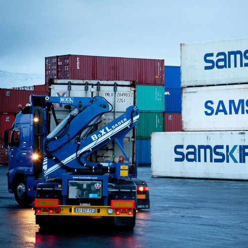 Remorque de manutention - SPEEDLOADER - Boxloader - porte-conteneur / pour terminal portuaire / chargement de côté