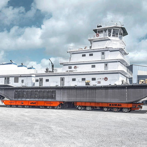 Remorque de route - Nicolas Industrie - de manutention / pour bateau professionnel / pour chantier naval