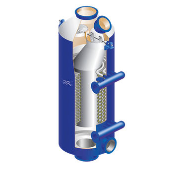 Réchauffeur vertical - Aalborg EX - Alfa Laval Mid Europe - de fluides / pour navire