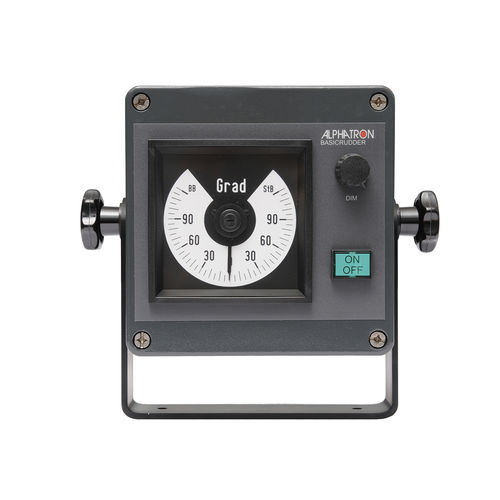 Indicateur pour navire - Basicrudder - Alphatron Marine - d'angle de gouvernail / analogique