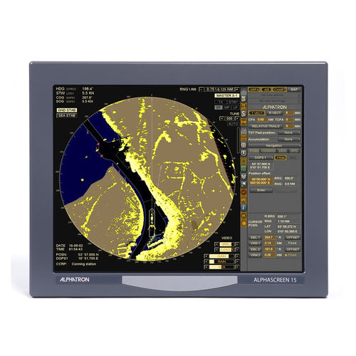 Radar pour navire - AlphaChart T - Alphatron Marine - ARPA / avec fonction cartographique