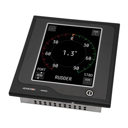 Indicateur marin - AlphaTurn MFM - Alphatron Marine - d'angle de gouvernail / de données NMEA / analogique