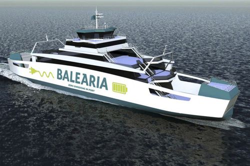 Ferry à passagers Ro-Pax - Balearia - Armon Shipyards - hybride