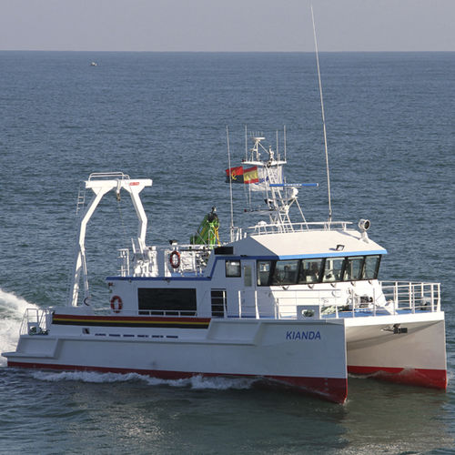 Bateau d'étude hydrographique - Kianda - Armon Shipyards - catamaran / in-bord