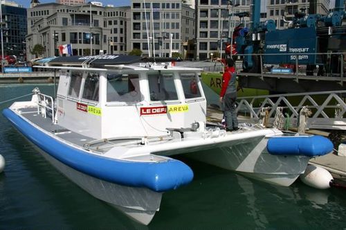 Vedette catamaran - Bernard Shipyard - in-bord / de sport / en aluminium