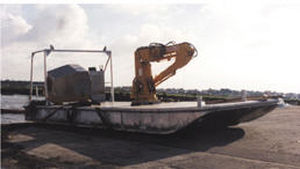 Barge de travail - Bernard Shipyard - in-bord
