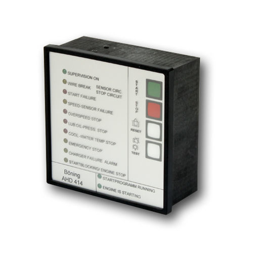 Système de démarrage et d'arrêt pour moteurs diesel de propulsion pour yachts et navires (avec système d'alarme) - AHD 414 - Böning Automationstechnologie GmbH & Co. KG