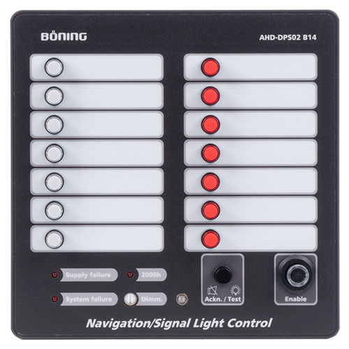 Tableau de commande et de contrôle pour navire - AHD-DPS02 B14 - Böning Automationstechnologie GmbH & Co. KG - pour yacht / avec alarme
