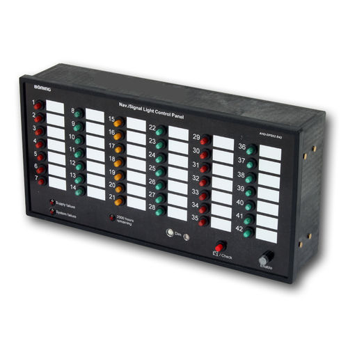 Tableau de commande et de contrôle pour navire - AHD-DPS02 B42  - Böning Automationstechnologie GmbH & Co. KG - pour yacht / d'alarme