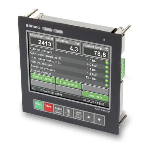 Panel PC pour navire - AHD 514 OP - Böning Automationstechnologie GmbH & Co. KG - pour yacht / encastrable / compact