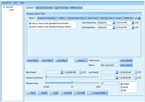 Logiciel de surveillance - DataStore - CNS Systems AB - de suivi / AIS / pour navire