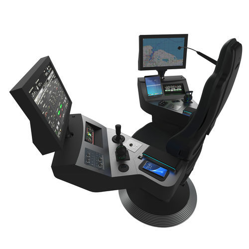 Siège d'opérateur - COMMANDER XXL - Cleemann Chair-Systems - pour navire / avec poste de commande intégré / à dossier haut
