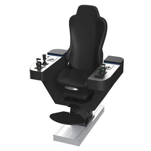 Siège d'opérateur - COMMANDER XL  - Cleemann Chair-Systems - pour navire / avec accoudoirs / avec poste de commande intégré