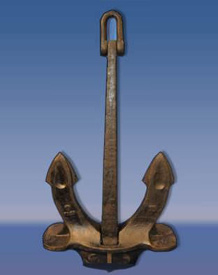 Ancre type Hall - Damen Anchor & Chain Factory (AKF) - pour navire