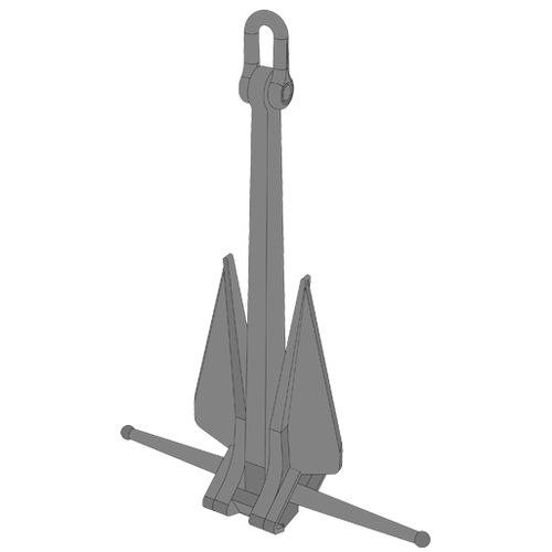 Ancre type HHP - Damen Anchor & Chain Factory (AKF) - type Danforth / pour navire
